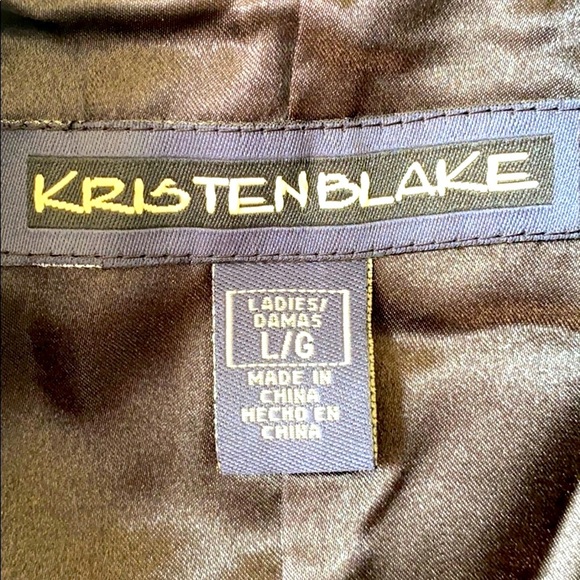 CRISTENBLAKE BLACK FUR VEST SIZE -L - Picture 7 of 7